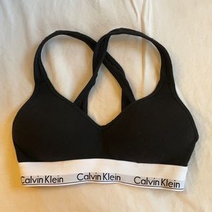 Black Calvin Klein Wireless Cup Bra Size Small